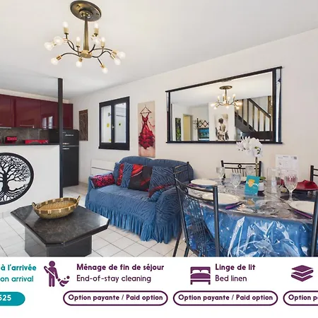 La Tranche-sur-mer, Maison Pour 3 Adultes-2 Enfants 別荘 ラ・トランシュ・シュル・メール